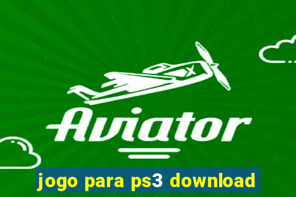 jogo para ps3 download